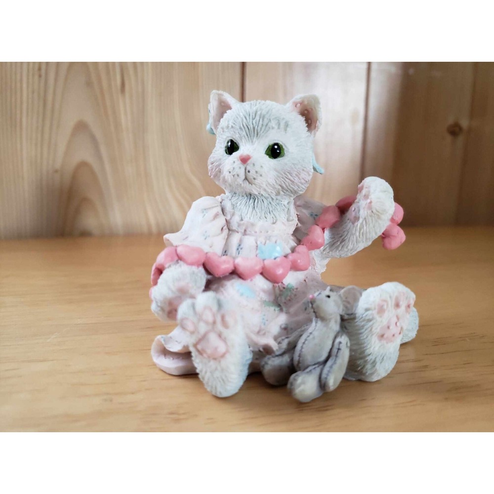 Enesco Calico Kittens C14/867 Figurine – A Good Friend Warms the Heart 2.75"